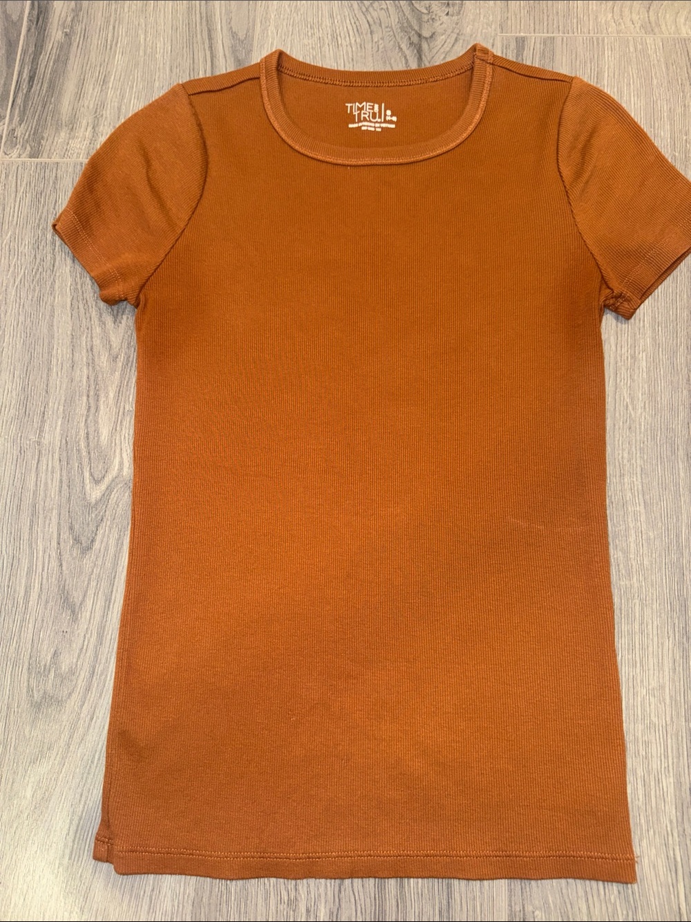 Time and Tru Short Sleeve Crewneck Top